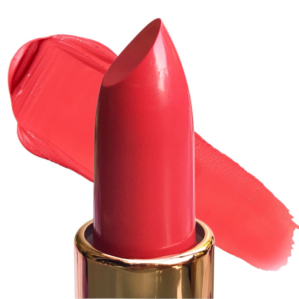 💜 2/$29! YENSA Super 8 Vibrant Silk Lipstick in CONFIDENCE Coral *BNIB